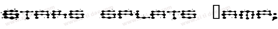 Stars splats & arrows字体转换